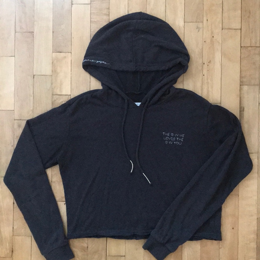 Spiritual Gangster Crop Hoodie